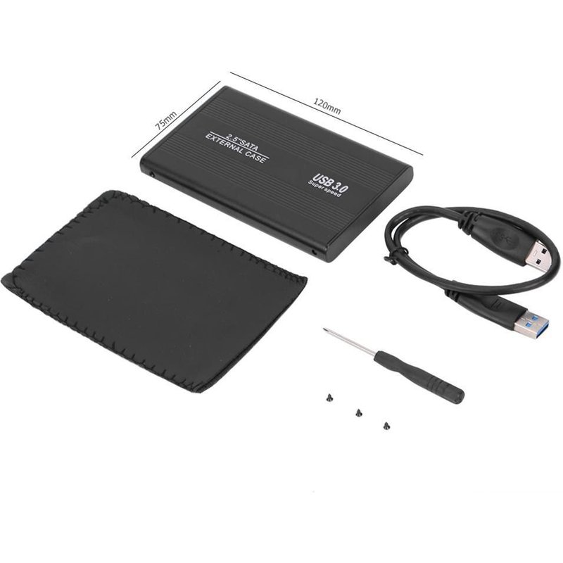 Boîtier pour disque dur vers USB 3.0, 2.5/3.5 pouces, 480Mbps, SATA, SSD