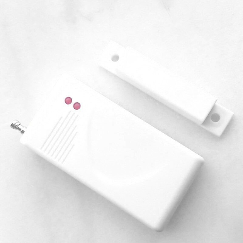 Capteur de Contact magnétique sans fil, batterie, capteur de porte, fenêtre, 433MHz, Code 1527 pour tout panneau d'alarme anti-cambriolage