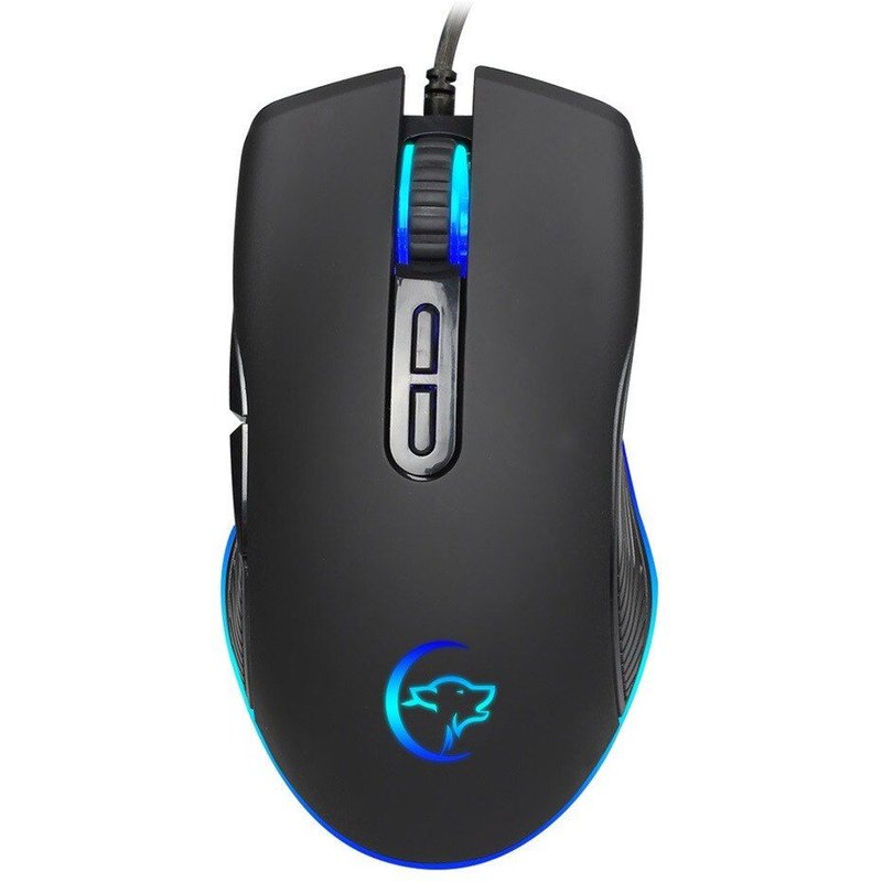 souris optique de jeu LED DPI, périphérique filaire USB, 7 boutons, pour ordinateur PC et Laptop