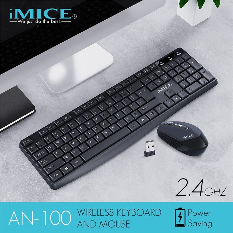 Ensemble clavier et souris de jeu sans fil, 104 DPI, 3 touches, ergonomiques, pour ordinateur portable
