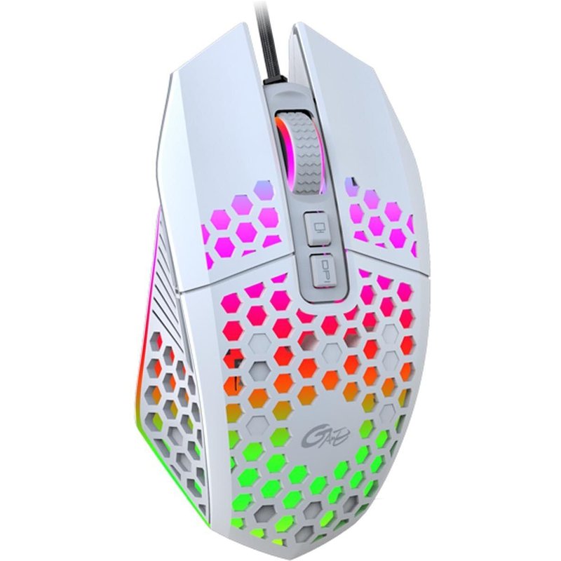 Souris de jeu créative, filaire, 3200DPI, creuse, pour ordinateur de bureau et Notebook, lumineuse, confortable, rvb