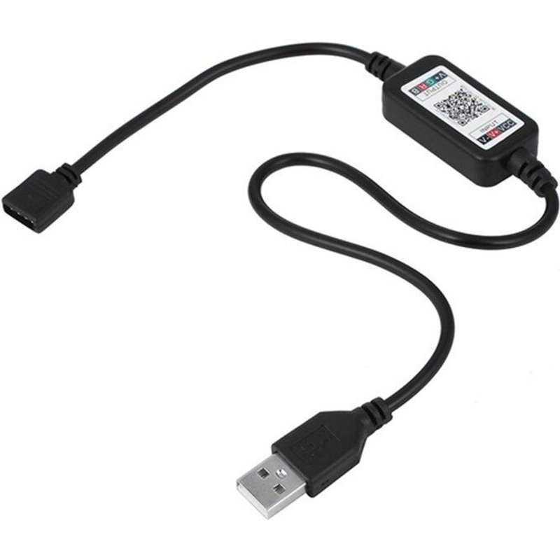 Contrôleur WiFi Led pour smartphone, câble USB, Bluetooth 4.0, 12/24V dc