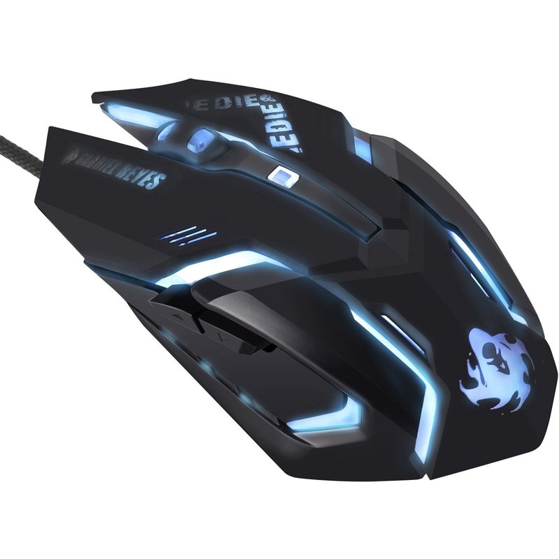 Souris de jeu ergonomique filaire USB, 2400 DPI, 6 boutons, accessoire léger pour PC, tablette, ordinateur portable