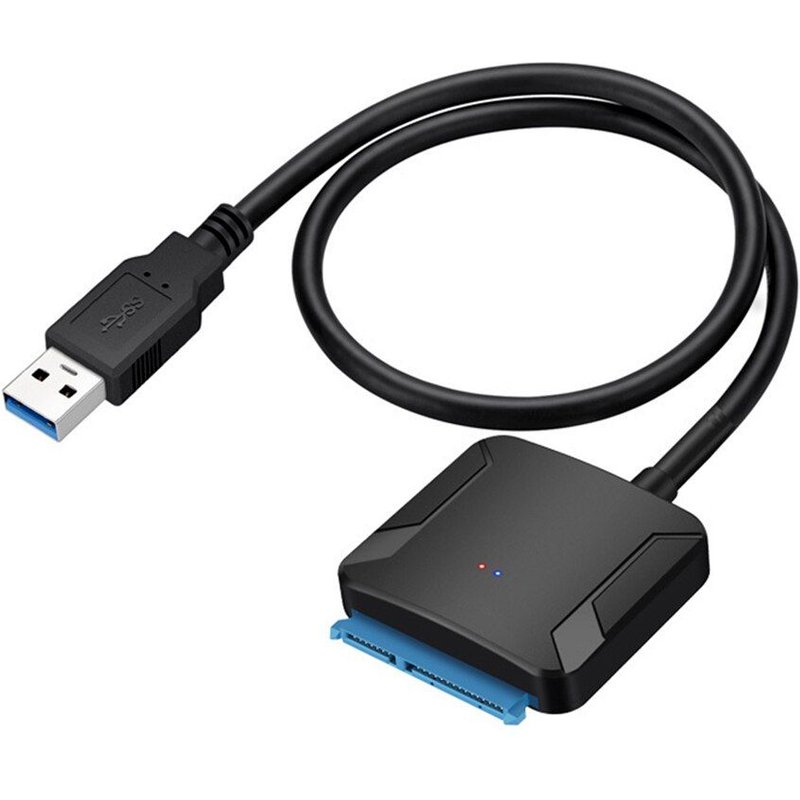 Convertisseur de câbles USB 0.5 SATA mâle Portable de 3.0 m vers disque dur de 2.5/3.5 pouces/SSD