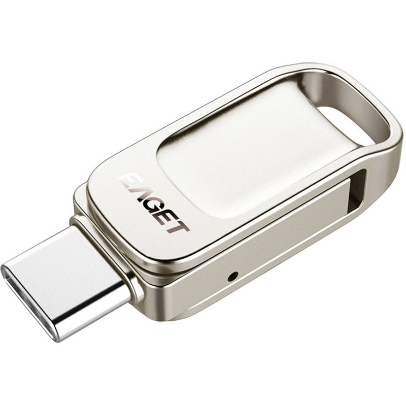 clé USB 128 en métal Portable, support à mémoire de 32/64/3.0 go, support à mémoire de Type C, pour ordinateur et téléphone