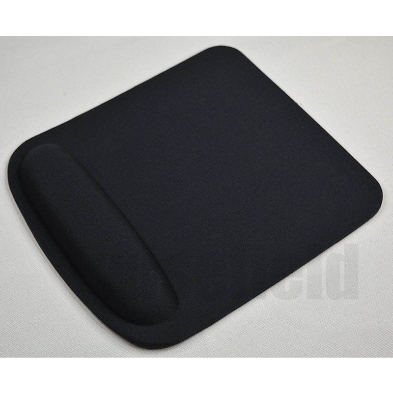 Tapis de souris de poignet carré confortable 1 pièce, optique solide bleu noir, souris de jeu ordinateur de jeu Pc avec Support de poignet protéger