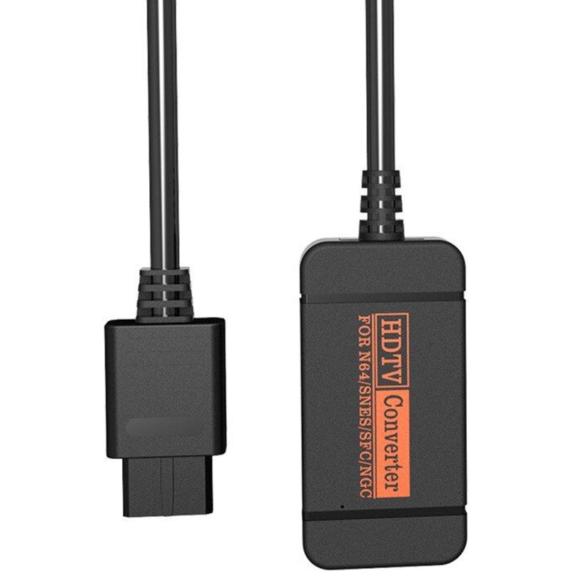 Convertisseur de commutateur compatible HDMI 720P, pour NGC N64 SNES SFC à HDTV, câble Scart vidéo, séparateur pratique, Conversion de Console de jeu