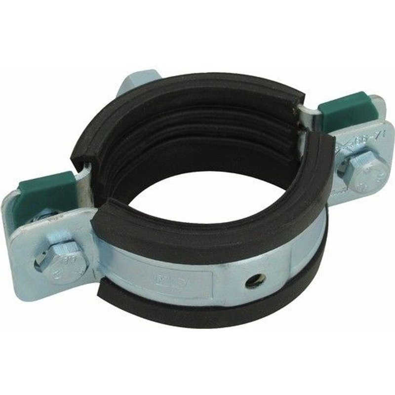 Collier isophonique à 2 vis imperdables M8/10 - serrage 75-81 mm - 2 1/2" WALRAVEN