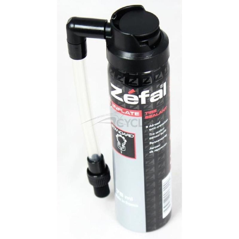 Bombe anti-crevaison Zéfal route/gravel pour tubeless et chambre à a