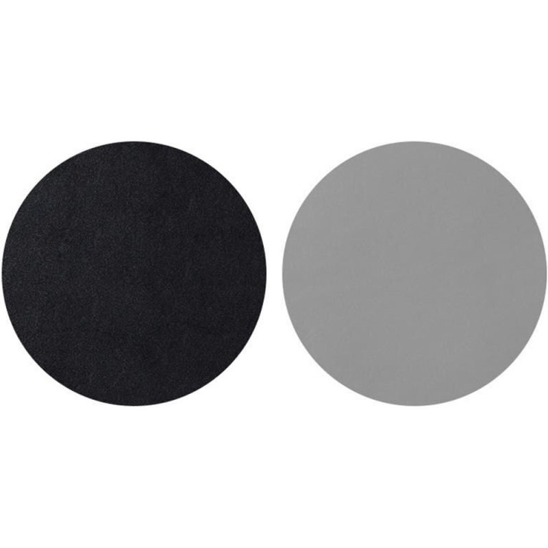 Tapis de souris en cuir PU, antidérapant et résistant à l'usure, souple, de forme ronde, pour ordinateur portable, PC, MacBook, 2020