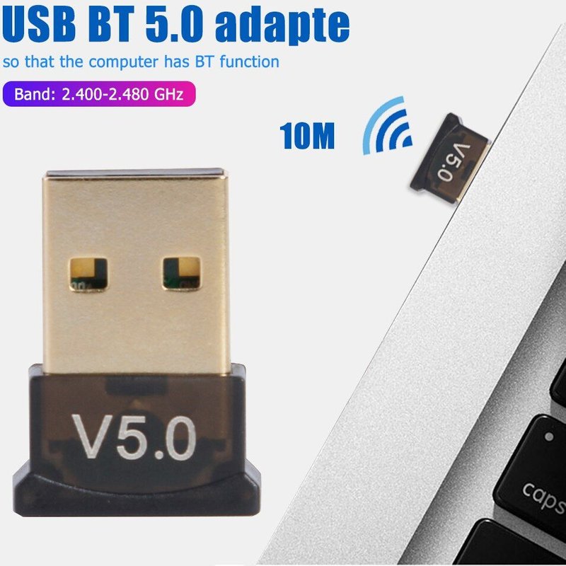 Adaptateur USB et Bluetooth pour ordinateur domestique, accessoires compatibles avec la souris, le clavier, la musique, récepteur, transmetteur, 5.0