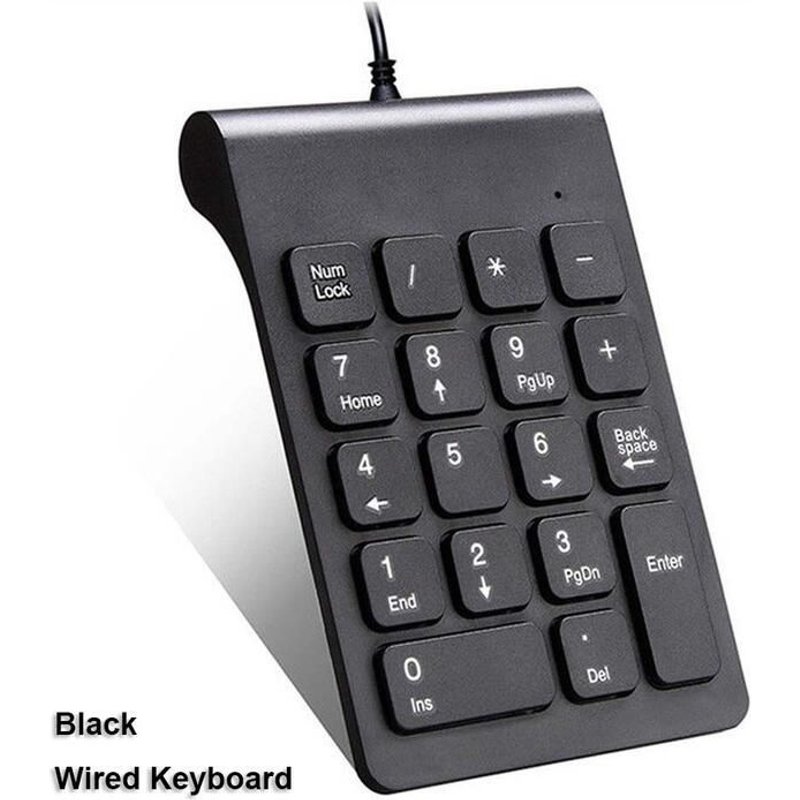 Clavier numérique USB sans fil 2.4 ghz, 18 touches, pour iMac MacBook Pro, ordinateur de bureau, PC portable