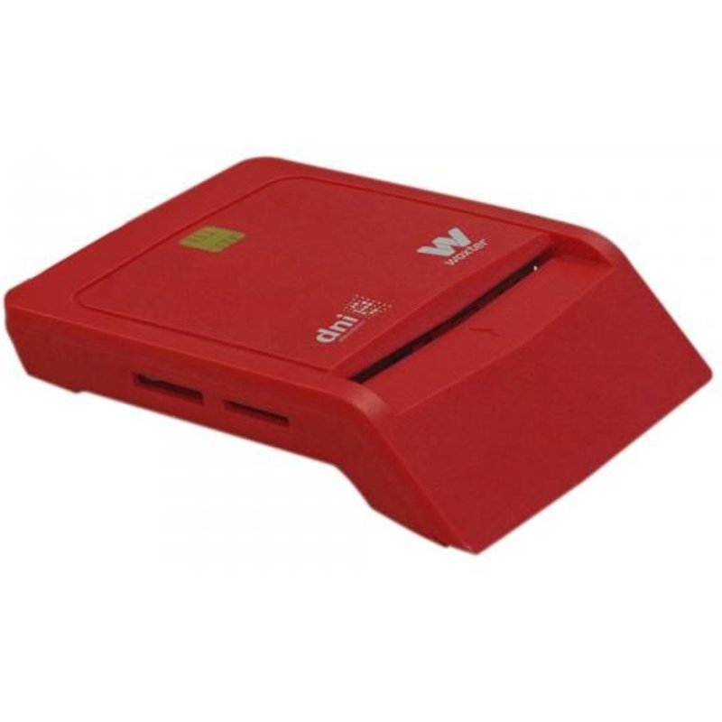 Woxter PE26-148 lecteur de cartes à puce Intérieure USB USB 2.0 Rouge