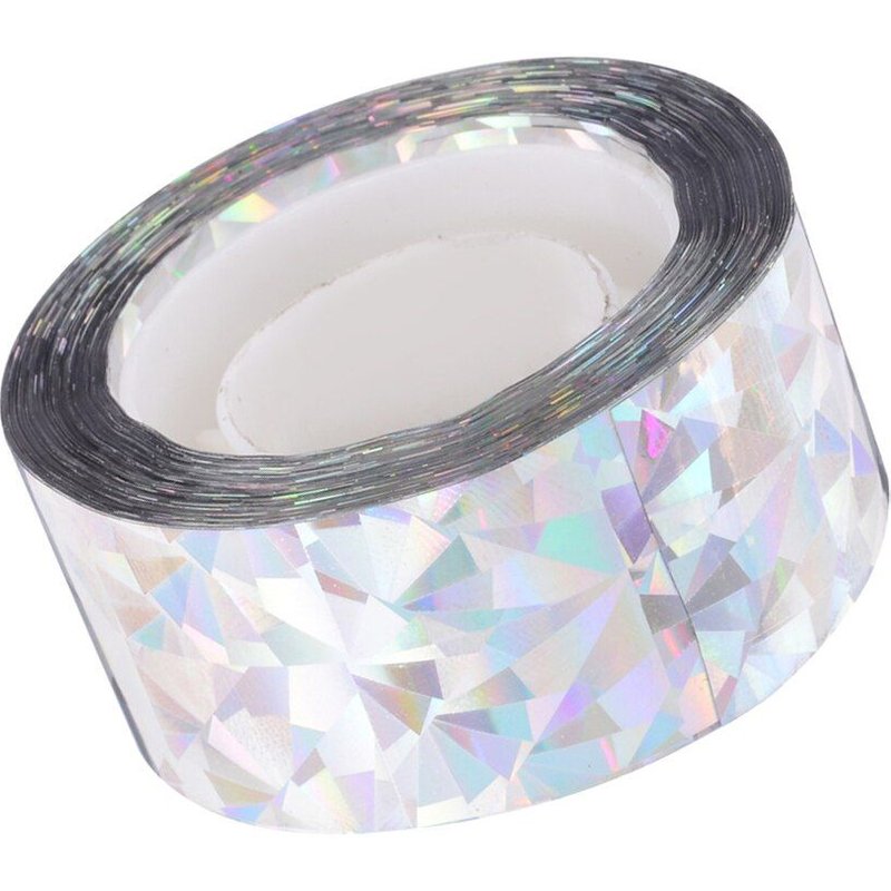 Ruban réfléchissant Double face pouur faire peur aux oiseaux, répulsif, Flash visuel, dispositif Anti-oiseau, pour la maison, le jardin, la ferme