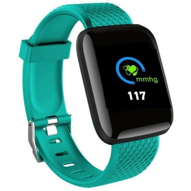 Bracelet Intelligent Ip67 De Moniteur De Fréquence Cardiaque De Montre Intelligente 116plus Avec Écran De 1,3 Pouces - Vert