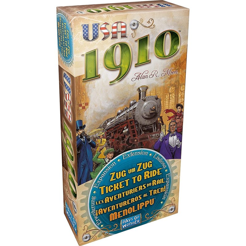 Les Aventuriers Du Rail Usa 1910 - Jeu De Stratégie Asmodee Ave11