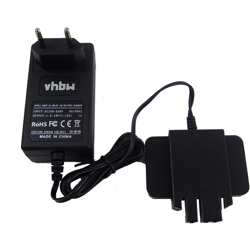vhbw Chargeur compatible avec AEG BSB 14 STX-R, BSB18G, BSS 12 RW, BSS 14, CHICAGO PNEUMATIC, CP8745, FL 14 batteries Ni-Cd, NiMH d'outils