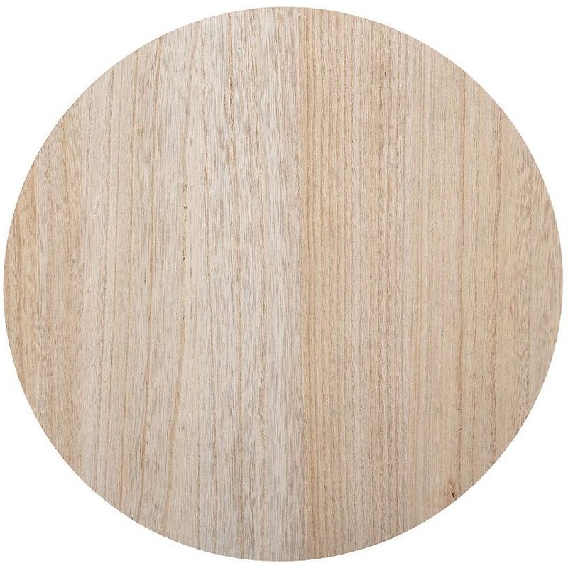 Table À Café En Métal Or Et Plateau En Bois H 41 Cm