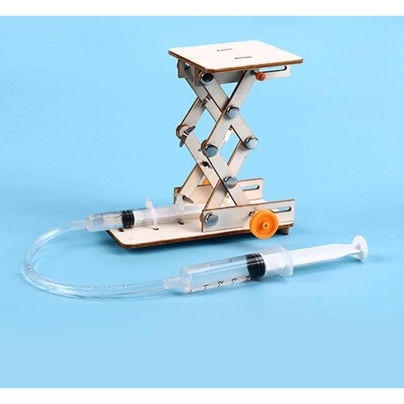 Table élévatrice hydraulique, matérriel de bricolage créatif, Kit de modèle d'expérimentation scientifique, projets de physique, équipement pédagogique