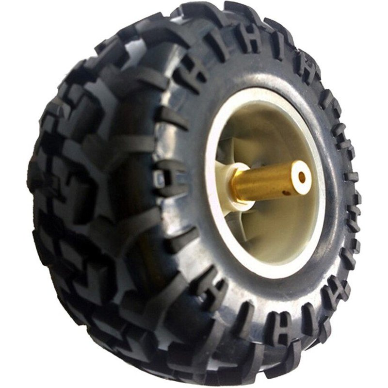 Ensemble De Pneus Et De Roues Hexagonales En Caoutchouc Pour Monster Truck Rc, 130mm