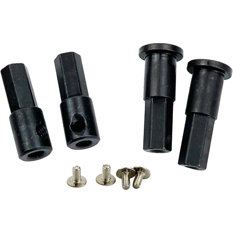 Essieu de pneus avant et arrière 4x pour 1/10 WPL D12, modèle de télécommande, chenille Buggy camions, accessoires de voiture