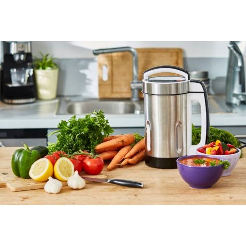 Blender soupe chauffant, mixeur à soupe Cook&Heat 1,6L Coloris Inox