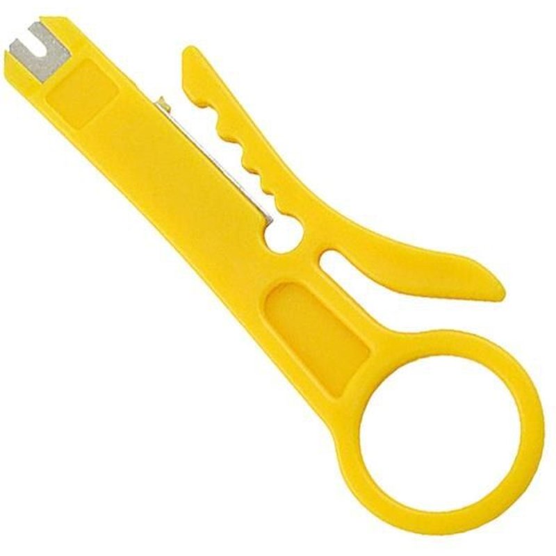 Mini pince à sertir Portable couteaau dénudeur de fil, pince à sertir outil de sertissage dénudage de câble coupe-fil multi-outils coupe ligne de poche multi-outil