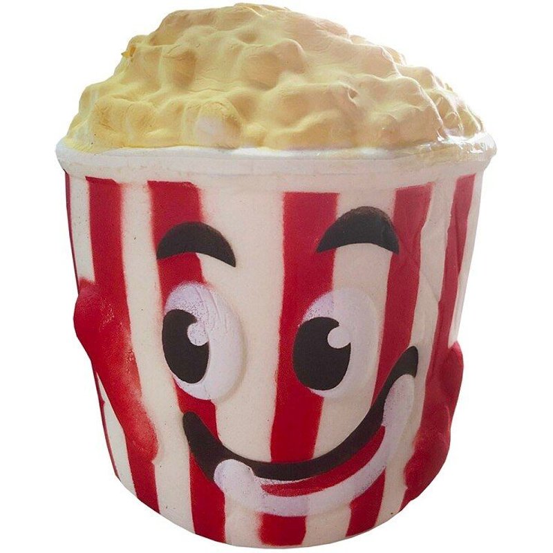 Seau À Pop-Corn Parfumé 11x10 Cm, Grand Format, Crème Squishies, Jouet Anti-Stress Pour Enfants, Fête D'anniversaire, Cadeau De Noël