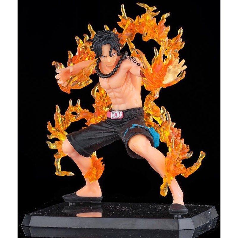 Personnage De Dessin Animé, Une Pièce, Portgas D Ace, Capitaine De Pirate À Barbe Blanche, Figurine Ace De Combat Féroce, Collection De Modèles En Pvc