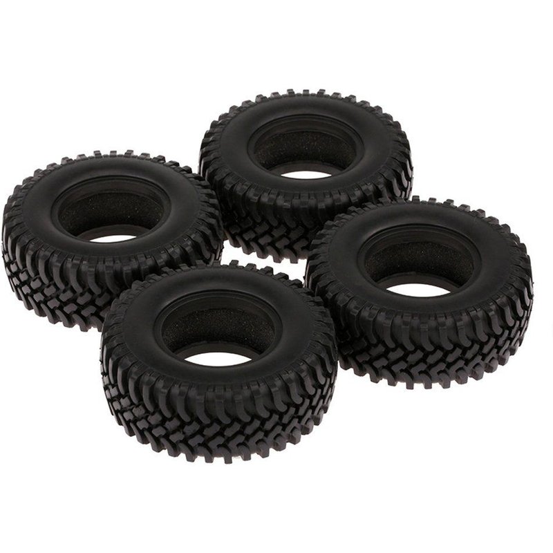 Moyeu De Roue Universel Pour Voiture À Chenilles, 4 Pièces, 1.9 Pouces, 1:10 Rc, Pneus Polarisés, Pièces De Voiture D'escalade