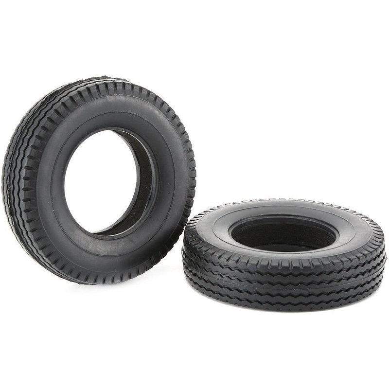 Pneus En Caoutchouc Pour Voiture Radiocommandée 1/14, 2 Pièces, Pour Tracteur 1:14 Tamiya, Remorque D'escalade Rc, Composant De Voiture