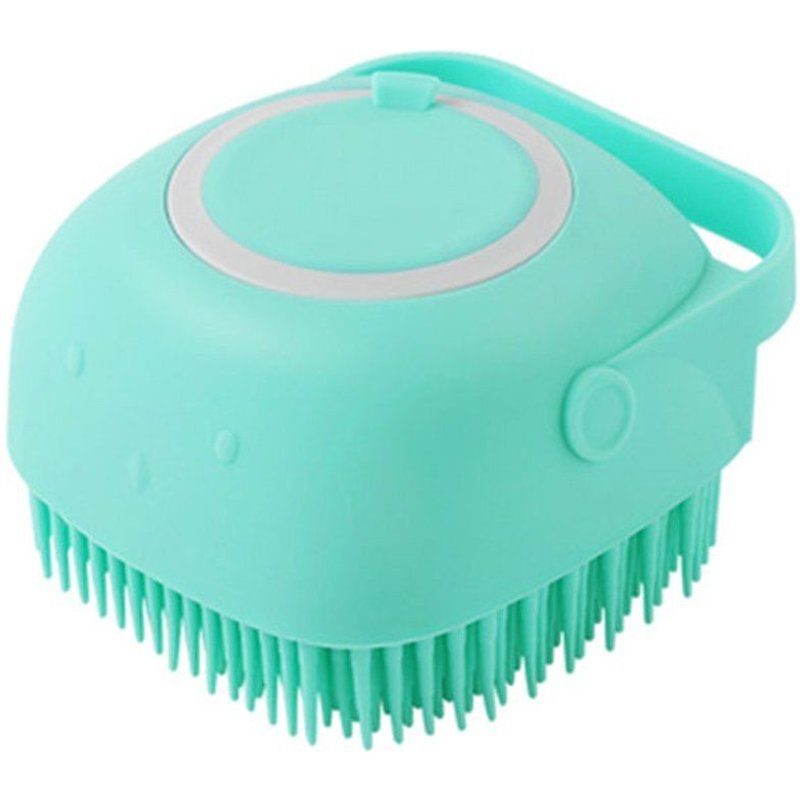 Brosse De Bain En Silicone Pour Enfants, Peigne De Lavage Des Cheveux, Shampoing, Peigne De Massage Pour Animaux De Compagnie, Brosse De Lavage En Silicone Avec Espace Pour Shampoing