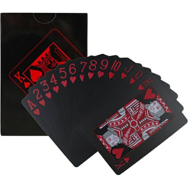 Jeu De Cartes De Jeu De Poker En Pvc, 1 Ensemble CrĂ©atif, ImpermĂ©able, Tour De Magie, Faveur De FĂȘte, Durable, Ne Se DĂ©colore Pas, ImpermĂ©able