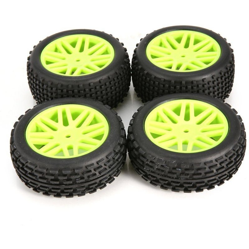 Roues De Pneus En Caoutchouc Pour Modèle De Voiture À Chenilles Hsp Redcat, 86mm, 4 Pièces De Rechange, 1/10 Rc, Traxxas Tamiya Hpi