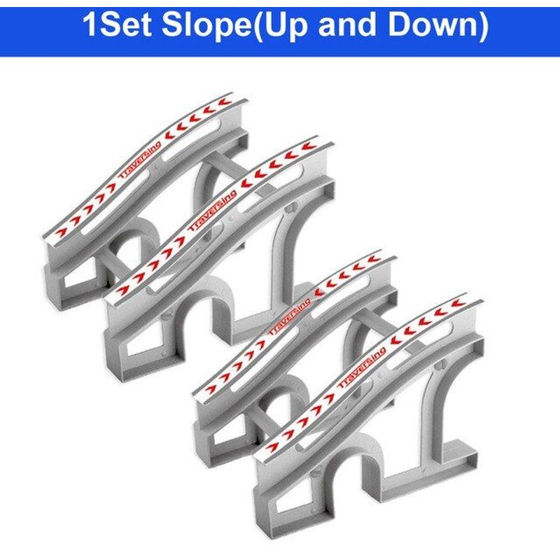 Jouet Pour Enfants, Piste Magique, Piste De Course Étincelante, Accessoires Universels, Rampe, Tournant, Pont De Route, Jouets Pour Enfants