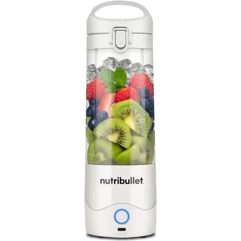 NutriBullet Portable NBP003W - Bol mixeur blender - 475 ml - sans fil - blanc