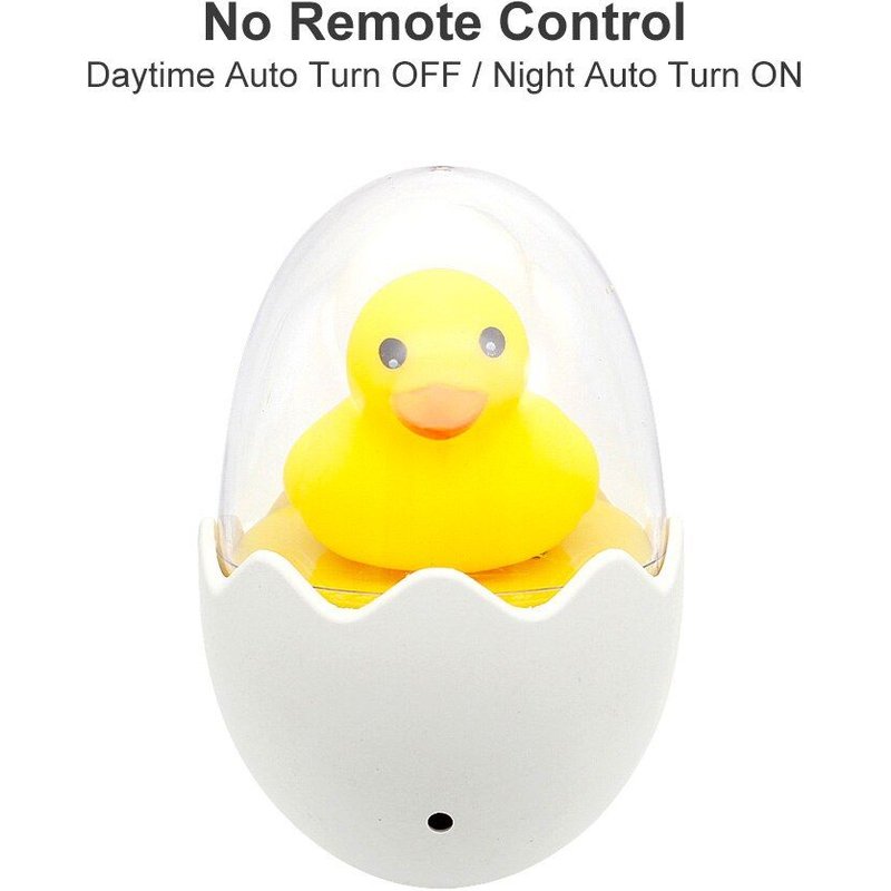 Lampe Led Avec Télécommande En Forme De Canard Jaune, Luminaire Décoratif D'intérieur, Idéal Pour Une Chambre D'enfant, Ac 220v, Prise Ue