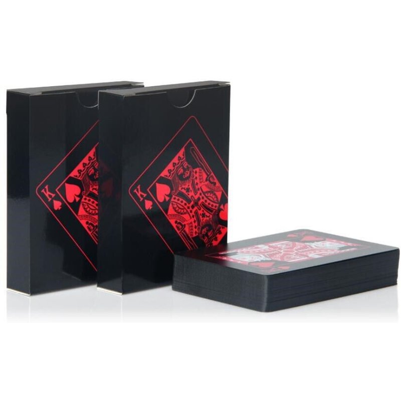 Cartes De Jeu En Plastique Résistantes À L'eau,Pour Le Poker, Magique, Deck, Doré, Feuille D'or 24k,