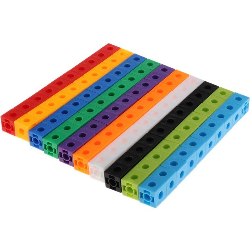 Cube De Maths Pour Enfants, 100 Paquets, Cadeau Pour Bébés, Apprentissage Des Compétences Mathématiques, Aide Au Débutant