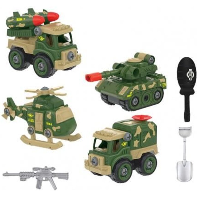 Jouets De Voiture À Démonter, Capacité Pratique, Jouet Pour Enfants, Prise Confortable, Briques De Construction, Jouet De Voiture, Cadeau De Festival