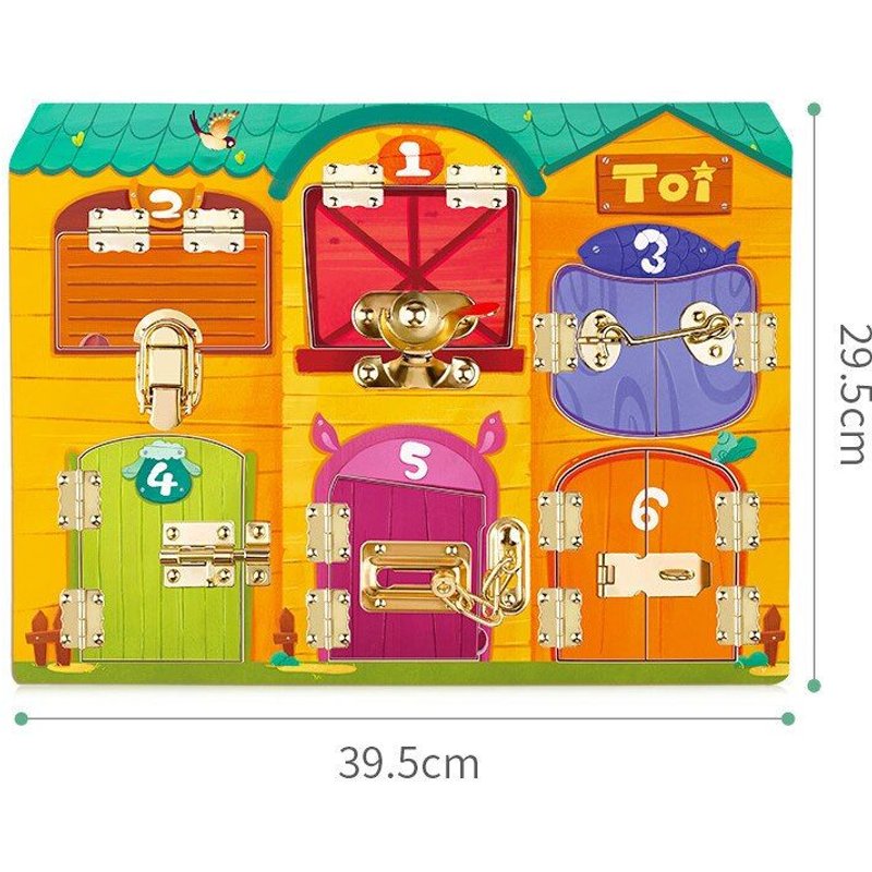 Jeu De Déverrouillage Montessori Pour Enfants, Apprentissage Des Capacités, Apprentissage Des Soins Personnels, Jouets Éducatifs Pour Enfants D'âge Préscolaire