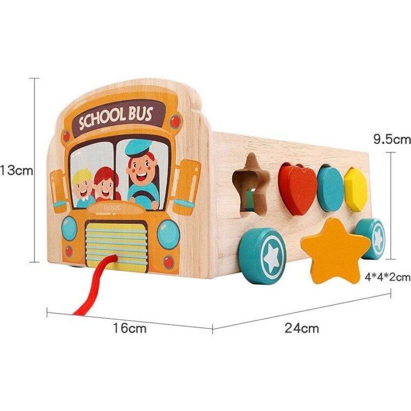 Jouets En Bois Pour Bébés, Blocs Arc-En-Ciel, Voiture De Traînée, Jouets Éducatifs Montessori Pour Enfants, Formes Assorties, Apprentissage Des Nombres