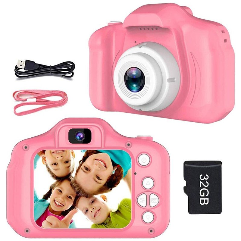 Appareil Photo Pour Enfants, Mini Jouets Éducatifs Pour Enfants, Cadeaux D'Anniversaire, Caméra Numérique, Dispositif Vidéo De Projection 1080p