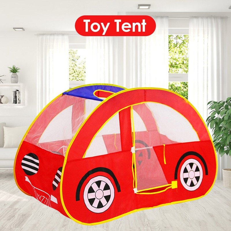 Tente De Jeu Pliante En Forme De Voiture Pour L'extérieur, Design Pratique Et Convivial, Pour Enfants, Jouet De Simulation, Tente De Jardin