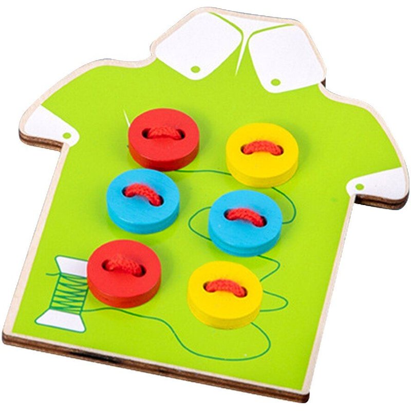 Planche À Coudre Pour Enfants, Bricolage, Bouton D'enfilage, Apprentissage Des Compétences De Vie, Outils D'enseignement, Jouets Éducatifs