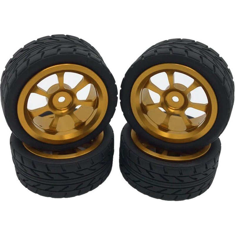 Pneus En Métal Pour Voiture Buggy Wltoys Pièces/Ensemble 1:14 Rc, Pièces D'Accessoires, 4 144001