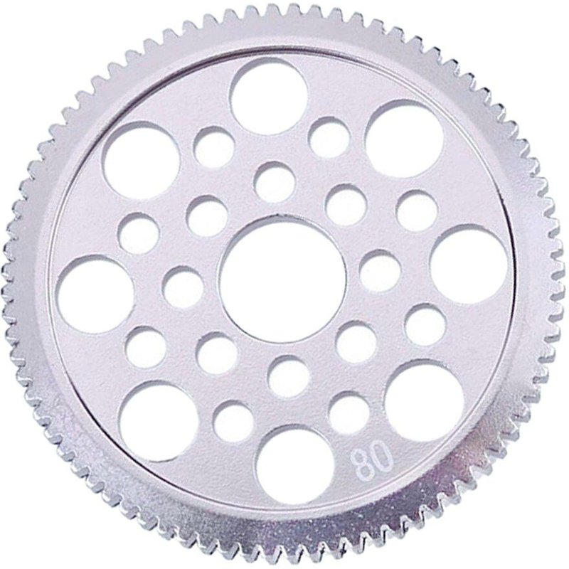 Jeu D'Engrenages De Moteur Rc 80t 46mm, Pièces De Mise À Niveau Pour Camion D'Escalade, Rc 1/10