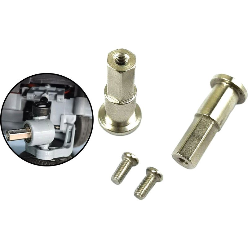 Pièces De Mise À Niveau, Essieu En Métal, Roues, Pneu Pour Wpl 1/10 D12 Rc Camion, Accessoires