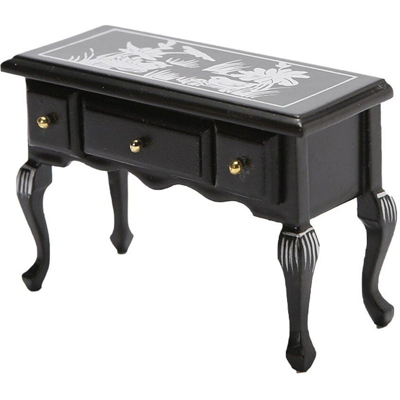 Mini Coiffeuse En Bois, Imitation De Meubles Miniatures, Pour Maison De Poupée, Ornement, Fournitures Artisanales