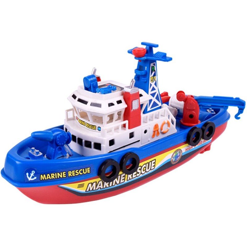 Jouets Pour Bébés Garçons, Modèle De Jeu De Simulation Sur Piste Avec Inertie, Moulage De Bateau, Jouet De Véhicules, De Musique Et De Parking Pour Garçons